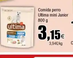 Cash FROIZ Comida perro Ultima mini Junior oferta