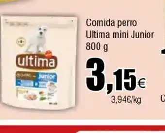 Cash FROIZ Comida perro Ultima mini Junior oferta