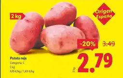 Lidl Patata roja oferta