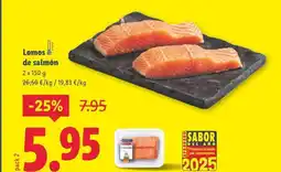 Lidl Lomos de salmón oferta