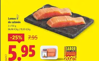Lidl Lomos de salmón oferta