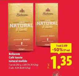 Lidl BELLAROM Café tueste natural molido oferta