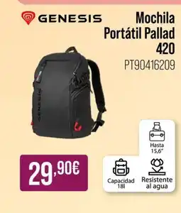 MR Micro GENESIS Mochila Portátil Pallad 420 oferta