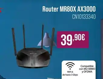 MR Micro Router MR80X AX3000 oferta