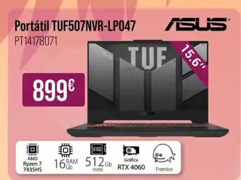 MR Micro ASUS Portátil TUF507NVR-LP047 oferta