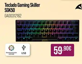 MR Micro Teclado Gaming Skiller oferta