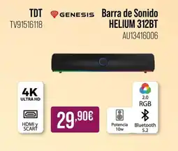 MR Micro GENESIS Barra de Sonido oferta
