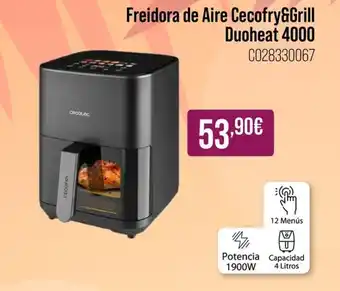 MR Micro Freidora de Aire Cecofry&Grill Duoheat 4000 oferta