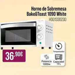 MR Micro Horno de Sobremesa Bake&Toast 1090 White oferta