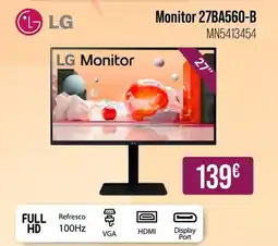 MR Micro LG Monitor 27BA560-B oferta