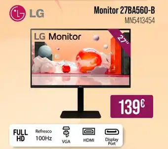MR Micro LG Monitor 27BA560-B oferta