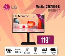 MR Micro LG Monitor 24BA560-B oferta