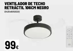 Brico Depôt Ventilador de techo retractil oferta