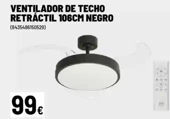 Brico Depôt Ventilador de techo retractil oferta