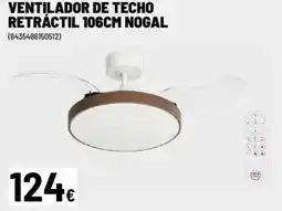 Brico Depôt Ventilador de techo retractil oferta