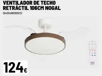 Brico Depôt Ventilador de techo retractil oferta