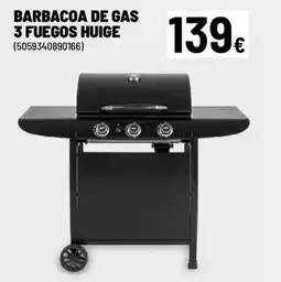 Brico Depôt Barbacoa de gas 3 fuegos huige oferta