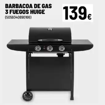 Brico Depôt Barbacoa de gas 3 fuegos huige oferta