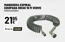 Brico Depôt Manguera espiral equipada riego 15 m verve oferta