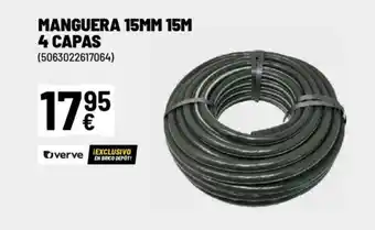 Brico Depôt Manguera 15mm 15m 4 capas oferta