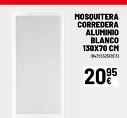 Brico Depôt Mosquitera corredera aluminio blanco oferta