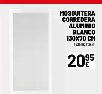 Brico Depôt Mosquitera corredera aluminio blanco oferta