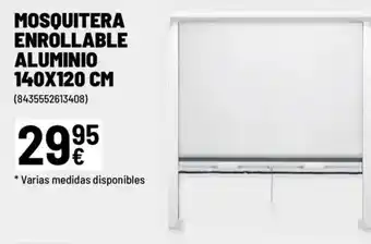 Brico Depôt Mosquitera enrollable aluminio oferta