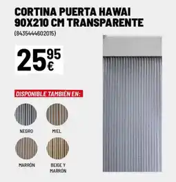 Brico Depôt Cortina puerta hawai oferta
