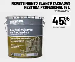 Brico Depôt Revestimiento blanco fachadas restora profesional oferta