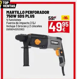 Brico Depôt Martillo perforador 750w sds plus oferta