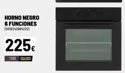 Brico Depôt Horno negro 6 funciones oferta