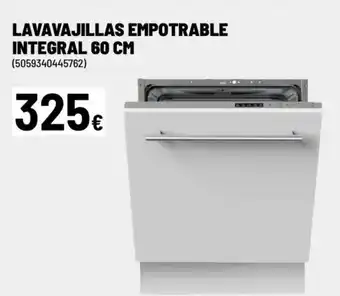 Brico Depôt Lavavajillas empotrable integral oferta
