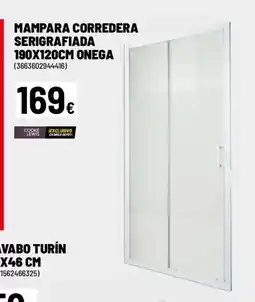 Brico Depôt Mampara corredera serigrafiada oferta
