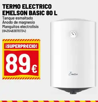 Brico Depôt Termo electrico emelson basic oferta