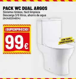 Brico Depôt Pack wc dual argos oferta