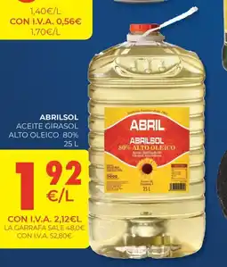 CashDiplo ABRILSOL Aceite girasol alto oleico oferta