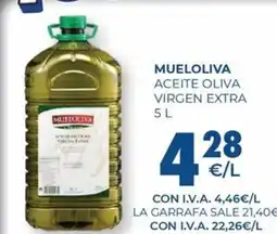 CashDiplo MUELOLIVA Aceite oliva virgen extra oferta