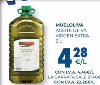 CashDiplo MUELOLIVA Aceite oliva virgen extra oferta
