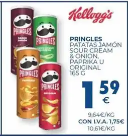 CashDiplo PRINGLES Patatas jamón sour cream & onion, paprika u original oferta