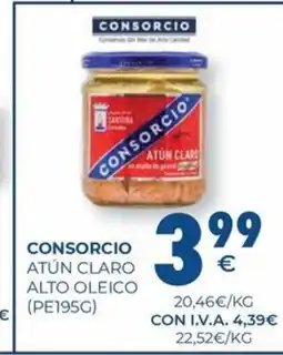 CashDiplo CONSORCIO Atún claro alto oleico oferta