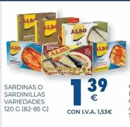 CashDiplo Sardinas o sardinillas variedades oferta