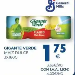 CashDiplo GIGANTE VERDE Maiz dulce oferta
