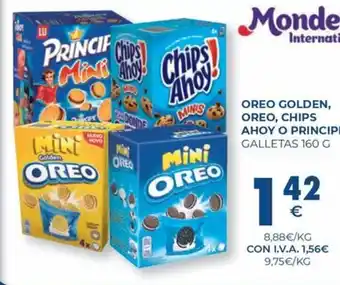 CashDiplo OREO, CHIPS AHOY O PRINCIPE Galletas oferta