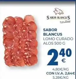 CashDiplo Sabor blancus lomo curado alos oferta
