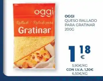 CashDiplo OGGI Queso rallado para gratinar oferta