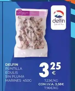 CashDiplo DELFIN Puntilla edulis sin pluma marines oferta