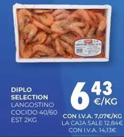 CashDiplo DIPLO SELECTION Langostino cocido oferta
