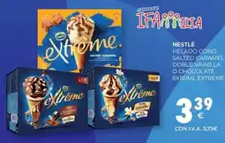 CashDiplo Helado cono salted caramel doble vainilla o chocolate oferta