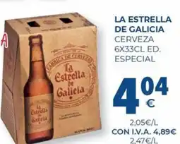 CashDiplo LA ESTRELLA DE GALICIA Cerveza oferta