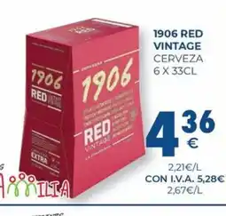 CashDiplo 1906 RED VINTAGE Cerveza oferta